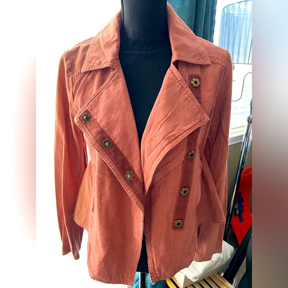 Free people cross button jacket - Picture 2 of 7